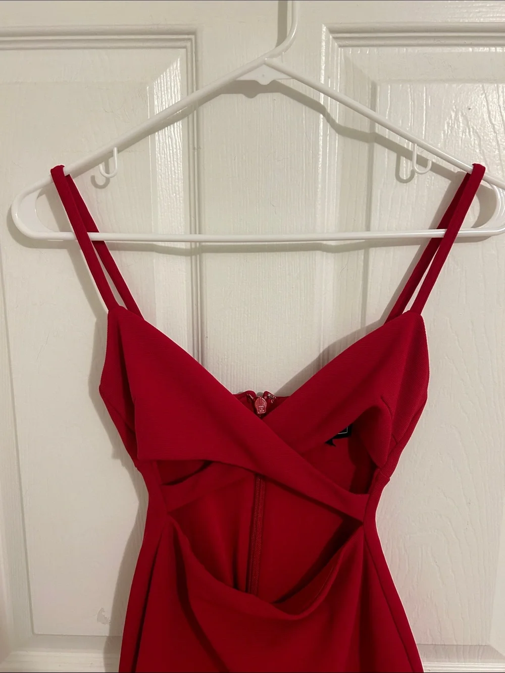 Nookie x Revolve Heidi Bodycon Cut Out Dress In Red New Size AU 6, US 2, XS - Picture 7 of 13